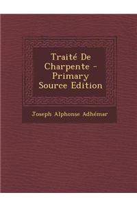 Traite de Charpente