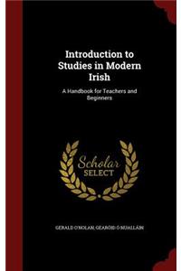 Introduction to Studies in Modern Irish