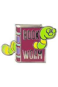 Enamel Pin Bookworm