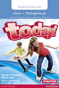 Today! Starter Students' MEL and eText Access Card
