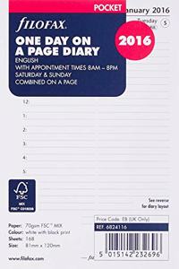 FILOFAX POCKET DAY PER PAGE APPOINTMENTS