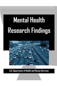 Mental Health Research Findings