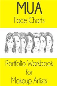 MUA Face Chart Portfolio Workbook for Makeup Artists