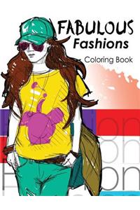 Fabulous Fashions coloring Book
