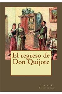 regreso de Don Quijote