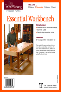 Fine Woodworking's Essential Workbench Plan