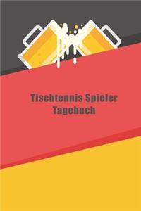 Tischtennis Spieler Tagebuch