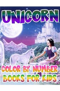 Unicorn Color By Number Books For Kids