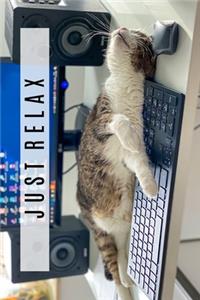 Notebook Cat Just Relax