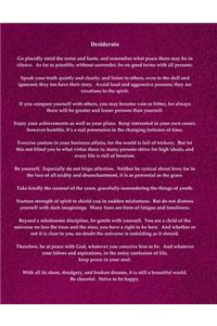 Desiderata