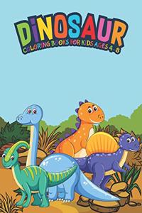 Dinosaur Coloring Books For Kids Ages 4-8