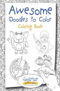 Awesome Doodles to Color, Coloring Book