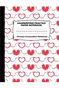 Handwriting Practice Paper Notebook Primary Composition Notebook