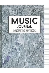 Music Journal Songwriting Notebook