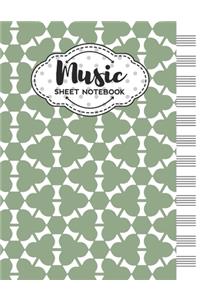Music Sheet Notebook