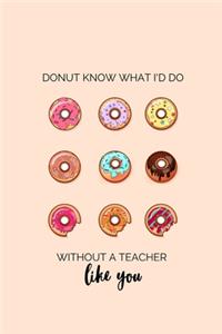 Donut Know What I'd Do Without a Teacher Like You