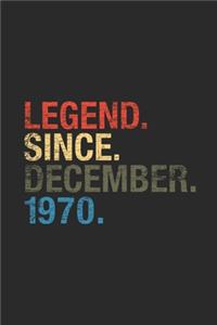 Legend Since December 1970