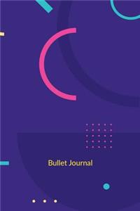 Bullet Journal: Minimal Design Bullet Journal - 120-Page 1/4 Inch Dot Grid Minimal Pattern Notebook - 6 X 9 Perfect Bound Paperback