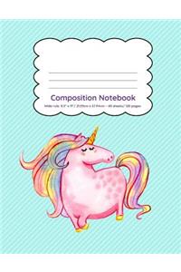 Composition Notebook Wide Ruled 120 pages