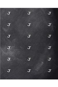 Monogram J School Composition Book Personalized Letter J Pattern 130 Pages