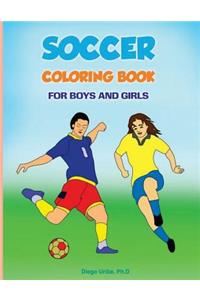 The Soccer Coloring Book