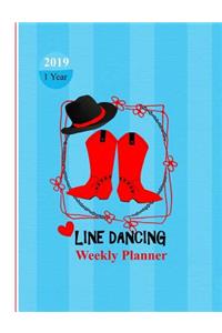 Line Dancing Weekly Planner