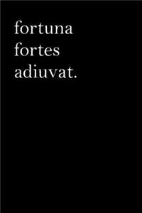 Latin Notebook - Fortuna Fortes Adiuvat