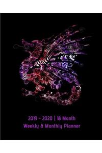 2019 - 2020 18 Month Weekly & Monthly Planner