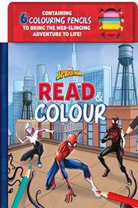 Marvel Spider-Man: Read & Colour