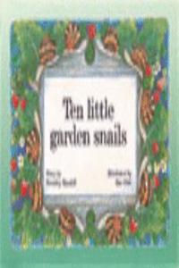 Ten little garden snails