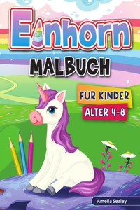 Einhorn Malbuch für Kinder
