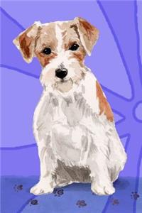 Journal Notebook For Dog Lovers, Jack Russell Terrier Sitting Pretty 5: Blank Journal To Write In, Unlined For Journaling, Writing, Planning and Doodling, For Women, Men, Kids, 160 Pages, Easy To Carry Size.