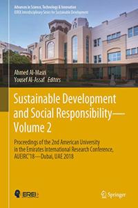 Sustainable Development and Social Responsibility--Volume 2