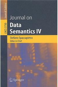 Journal on Data Semantics IV