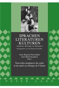 Nouvelles Tendances Du Conté Et Du Narré En Afrique de l'Ouest