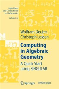 Computing in Algebraic Geometry