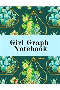 Girl Graph Notebook