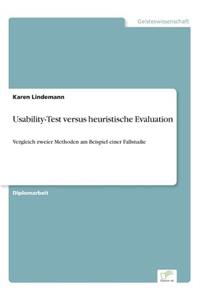 Usability-Test versus heuristische Evaluation