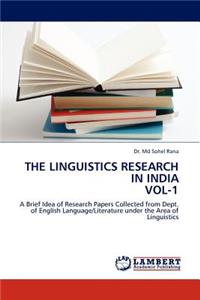 Linguistics Research in India Vol-1