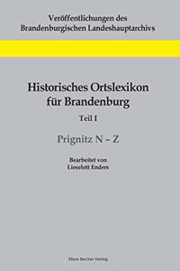 Historisches Ortslexikon für Brandenburg, Teil I, Prignitz N-Z