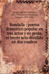 RONDALLA POEMA DRAM  TICO POPULAR EN TR