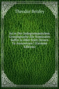 Ist in Der Indogermanischen Grundsprache Ein Nominales Suffix Ia Oder Statt Dessen Ya Anzusetzen? (German Edition)