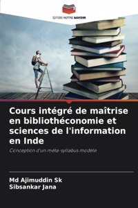 Cours intégré de maîtrise en bibliothéconomie et sciences de l'information en Inde