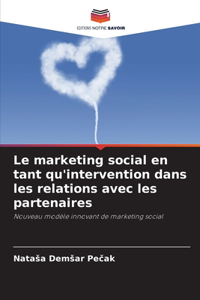 marketing social en tant qu'intervention dans les relations avec les partenaires