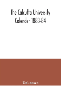 Calcutta University Calender 1883-84