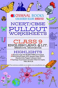 Oswaal NCERT & CBSE Pullout Worksheets Class 9 English Language and Literature Book (For March 2020 Exam)