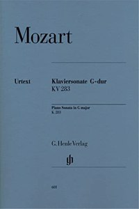 Piano Sonata G major KV 283 (189h) - piano - (HN 601)