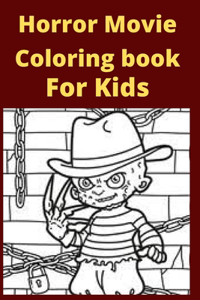 Horror Movie Coloring book For Kids