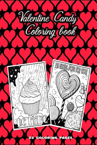 Valentine Candy Coloring book