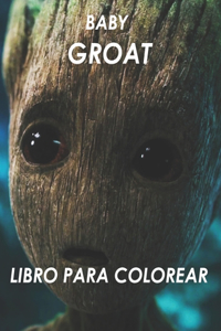 Baby Groot libro para colorear